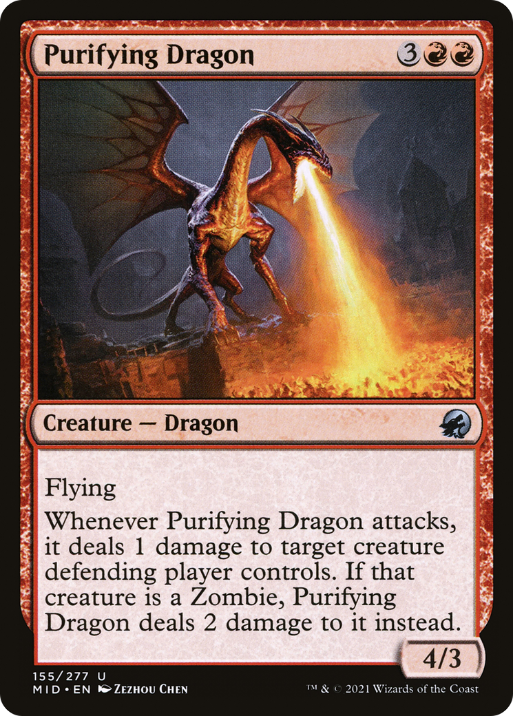 Purifying Dragon [Innistrad: Midnight Hunt]