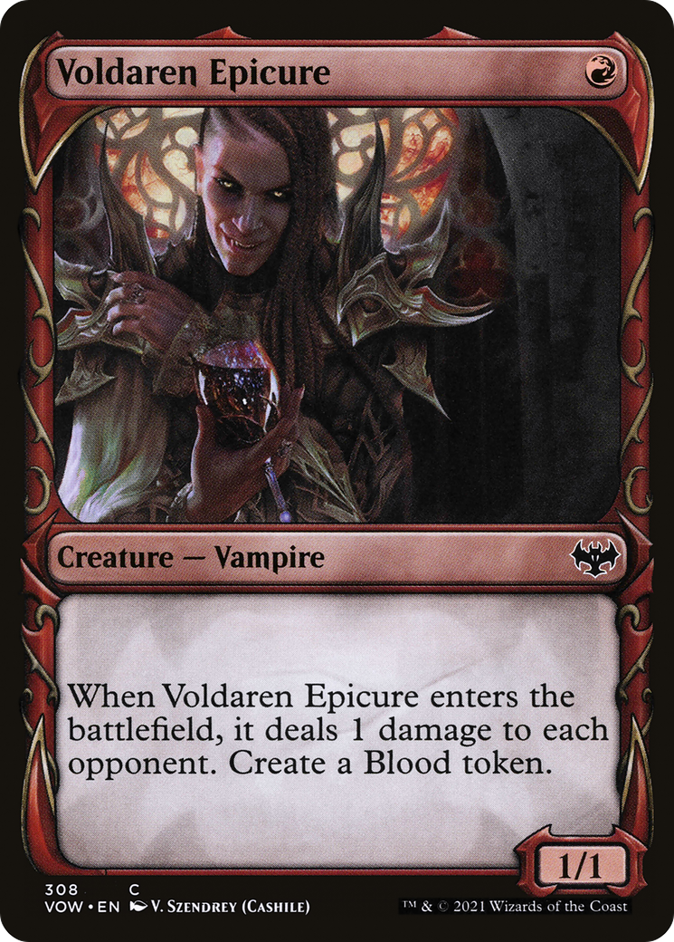 Voldaren Epicure (Showcase Fang Frame) [Innistrad: Crimson Vow]