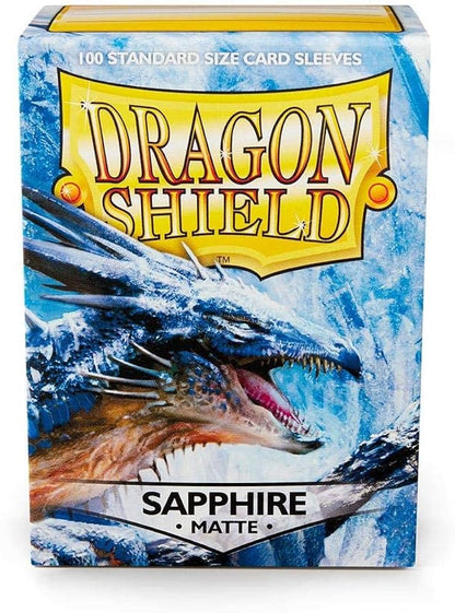 Dragon Shield Matte Sapphire Standard Size 100 ct