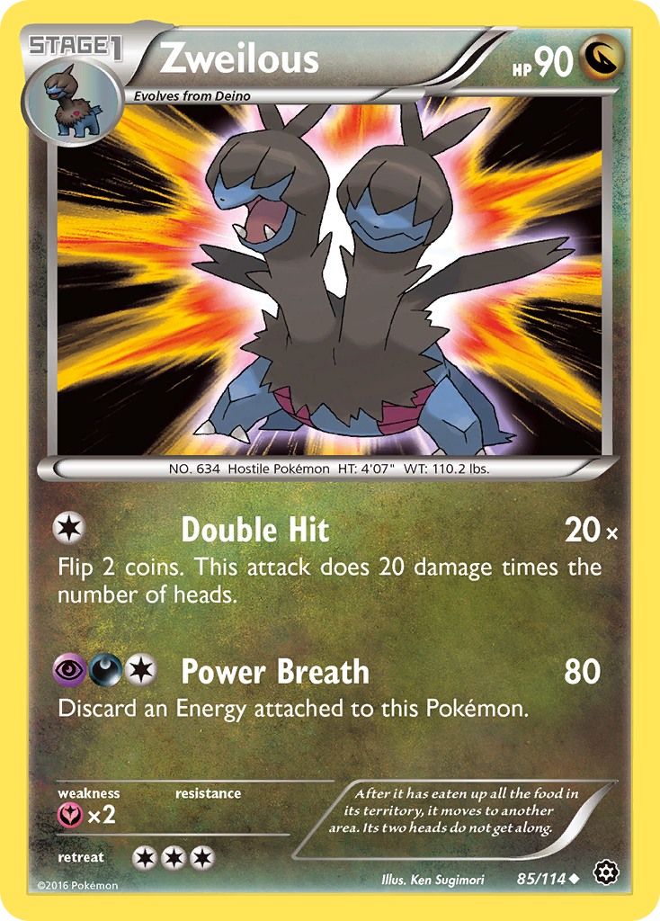 Zweilous (85/114) [XY: Steam Siege]