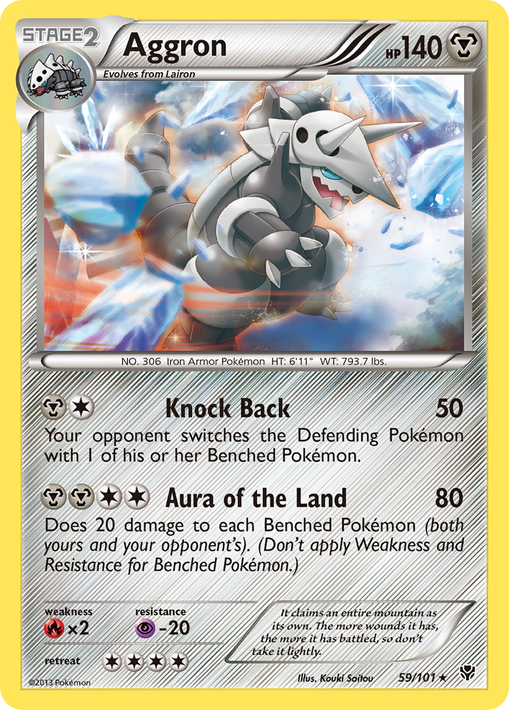 Aggron (59/101) [Black & White: Plasma Blast]